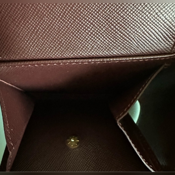 Louis Vuitton NWOT UNIQUE Mini Lin Pinkish Red Bifold Wallet FULL INCLUSION - Picture 11 of 13